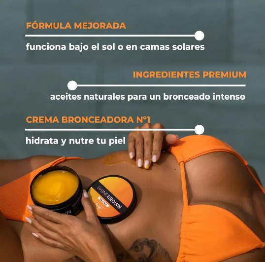 Shine Brown CREMA BRONCEADORA PREMIUM ORIGINAL