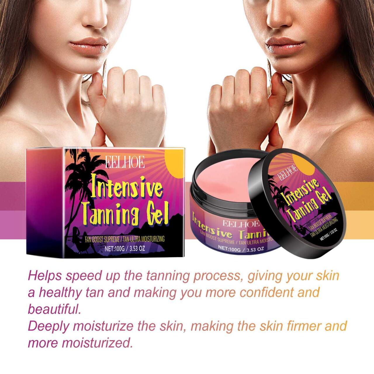 Gel Intensificador de Bronceado Ultra Hidratante – Bronceado Rápido, Uniforme y Luminoso